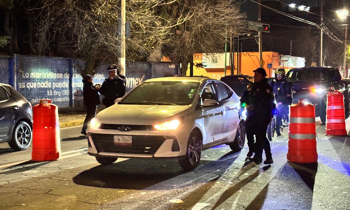Arresto de hasta 36 horas por manejar bajo efectos de alcohol en Toluca