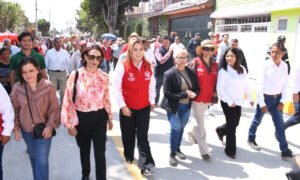 Avanzan obras de pavimentación en San Mateo AtencoAvanzan obras de pavimentación en San Mateo Atenco