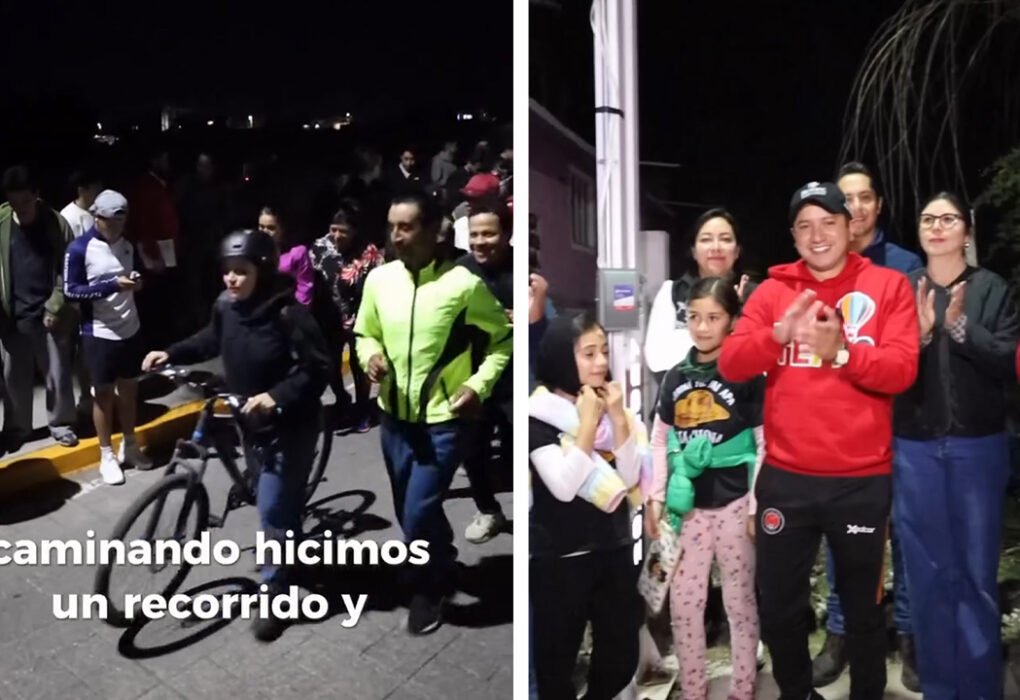 Jilotepec instala nuevas luminarias en la Cruz de Dendho