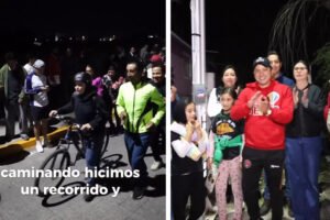 Jilotepec instala nuevas luminarias en la Cruz de Dendho