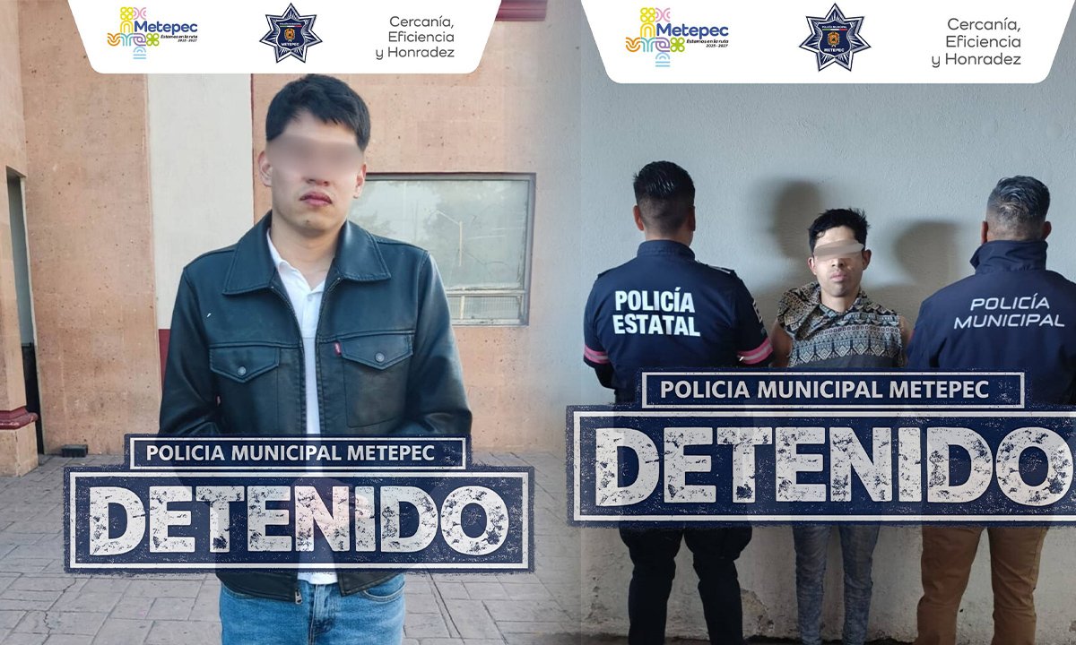 Metepec arranca marzo con golpes a la delincuencia