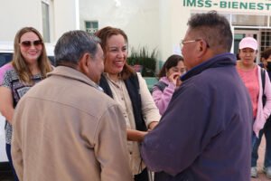 Nancy Valdez rehabilita clínica IMSS-Bienestar en San Pedro Cholula