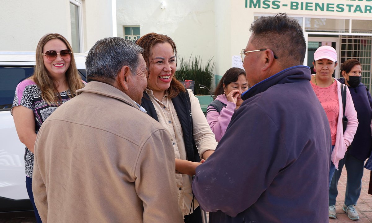 Nancy Valdez rehabilita clínica IMSS-Bienestar en San Pedro Cholula