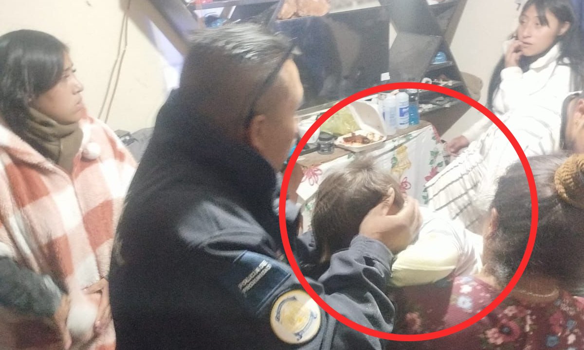 Policía de Metepec rescata a menor extraviado en San Lucas Tunco