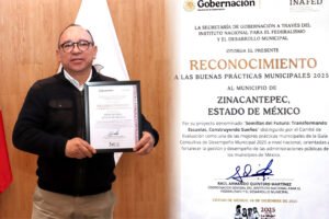 Reconocen proyecto educativo de Zinacantepec