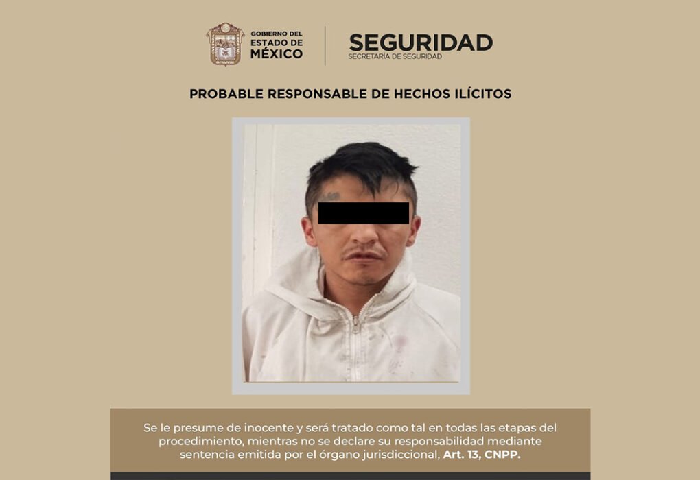 Rescatan a menor retenida en Ocoyoacac; un hombre fue detenido