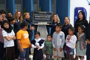 Romina Contreras inaugura nuevo comedor comunitario para la niñez