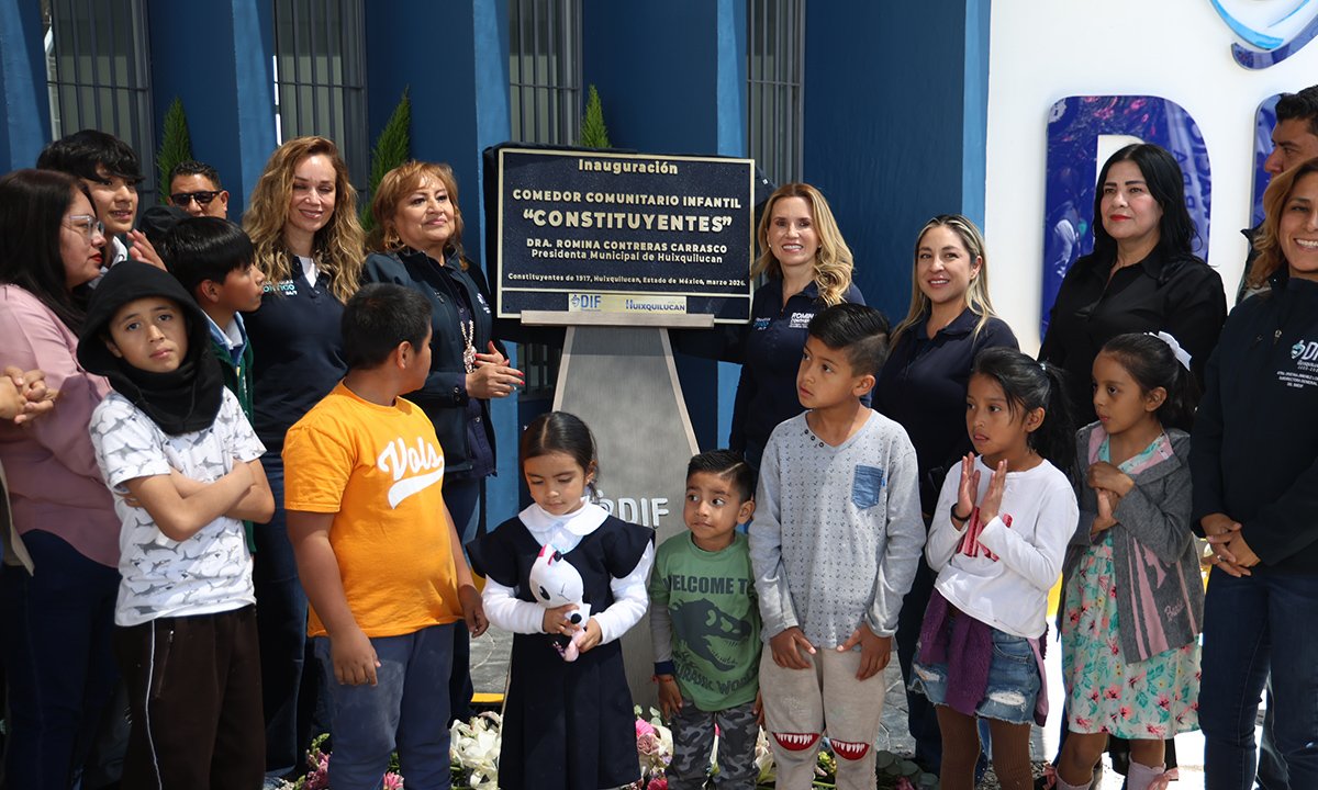 Romina Contreras inaugura nuevo comedor comunitario para la niñez