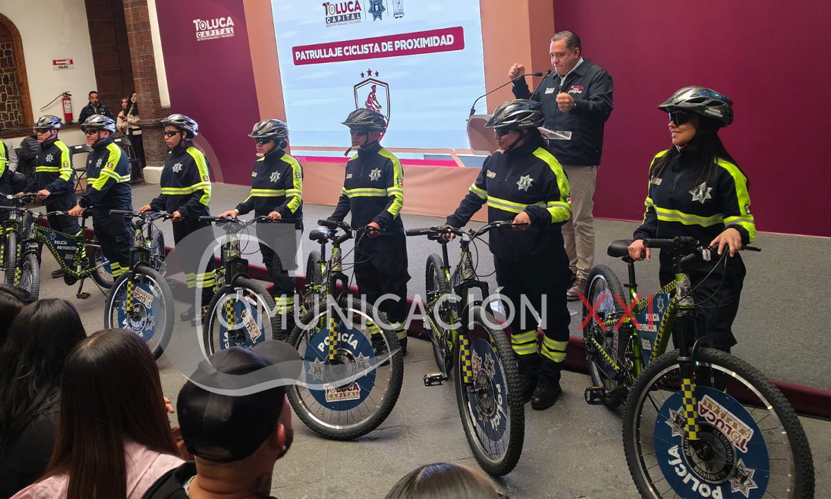 Toluca pone en marcha patrullaje ciclista para recuperar el orden en las ciclovías
