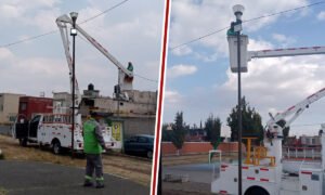 Zinacantepec: Alumbrado recibe mantenimiento en La Loma I