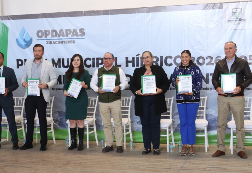 Zinacantepec presenta plan hídrico a 2050