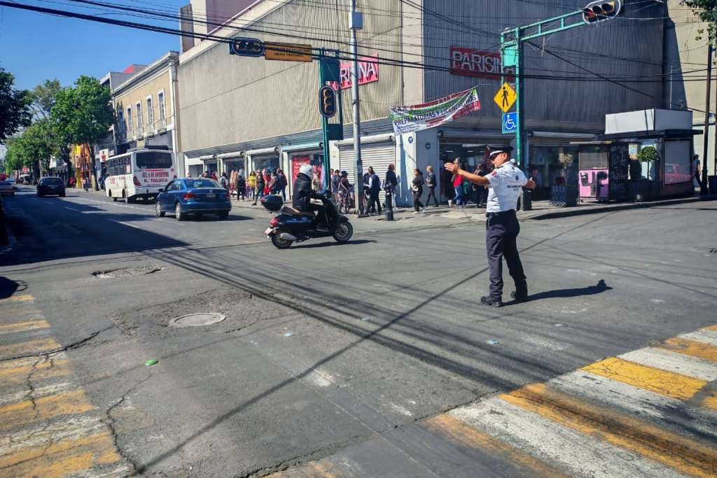 cortes viales en Toluca
