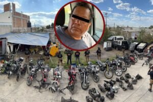 desmantelaban motos robadas
