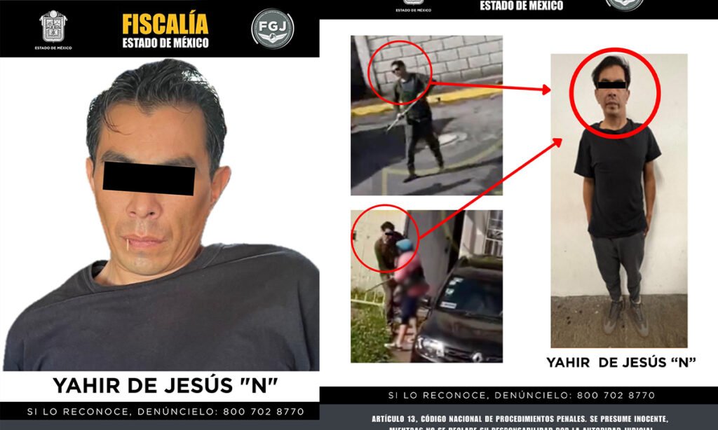 Atacó a mujer en fraccionamiento de Temoaya, ya lo detuvieron