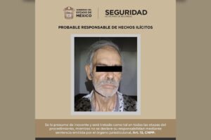 Hombre detenido en Coatepec Harinas por disparos