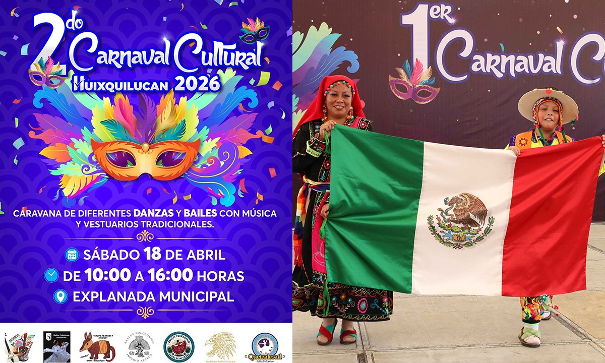 Huixquilucan anuncia el Segundo Carnaval Cultural 2026