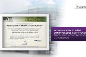 IEEM consolida 20 años de auditorías en personal electoral