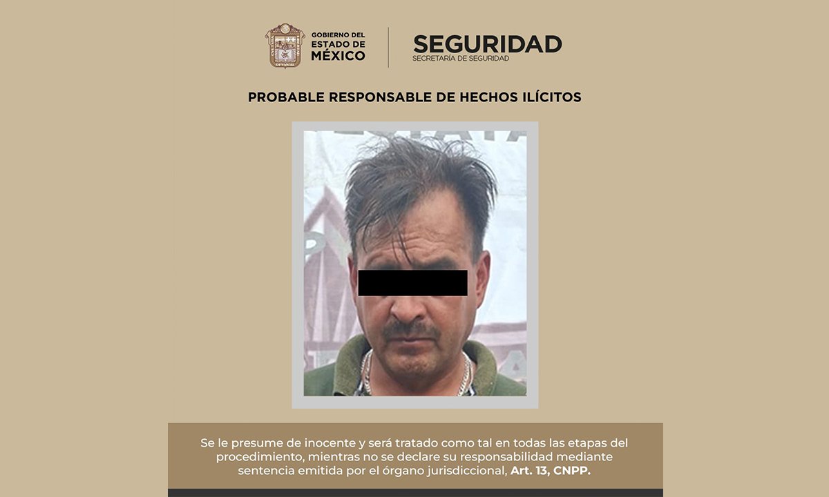 Operativo Sur: cae hombre tras atacar a mujer en Coatepec Harinas