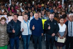 Toluca implementa programa de luminarias en San Andrés Cuexcontitlán