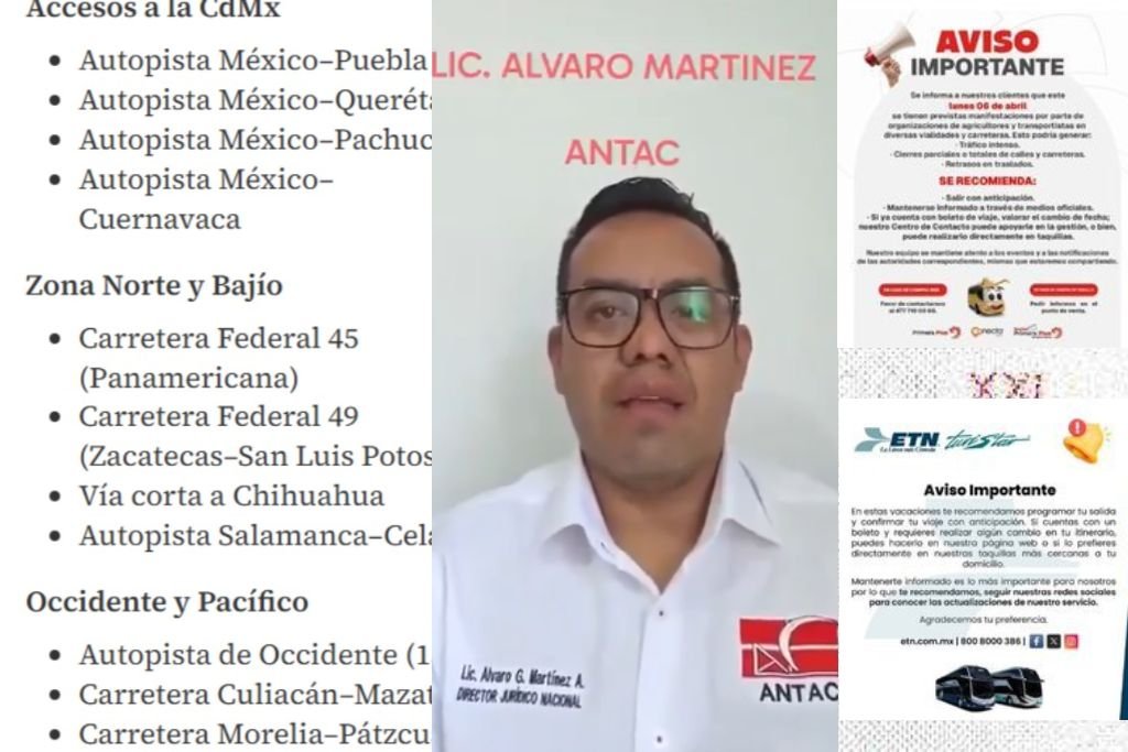 megabloqueo carretero en México