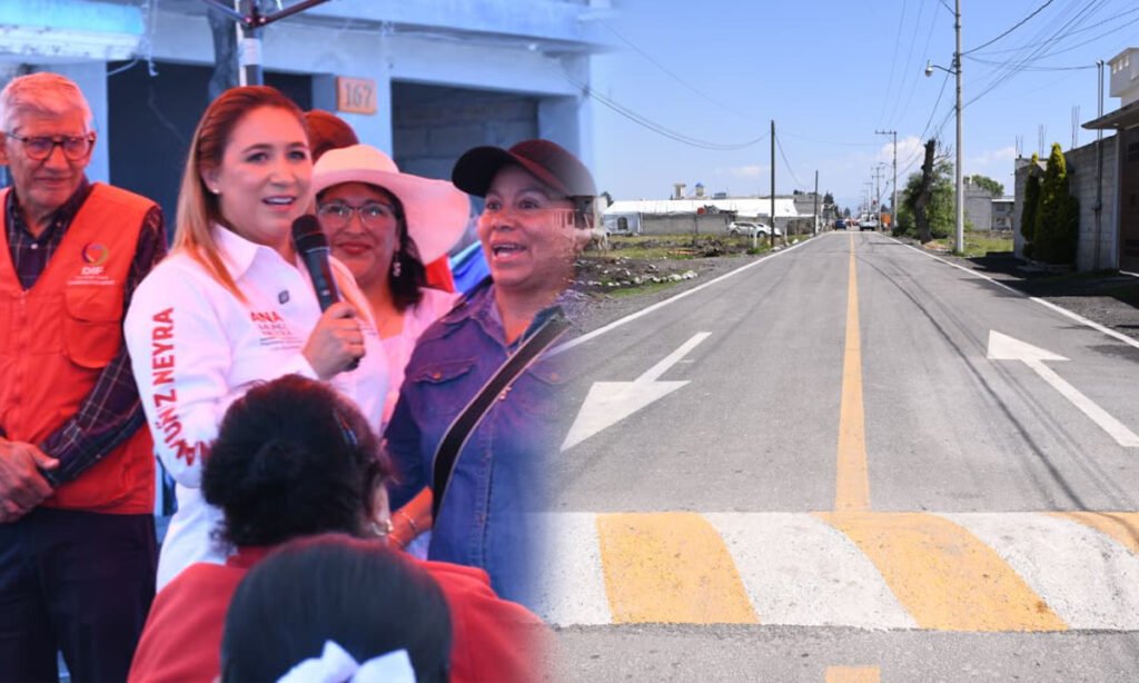 Pavimentan calle Carlos Hank González en San Mateo Atenco