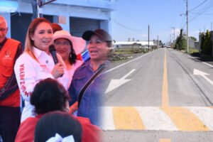 Pavimentan calle Carlos Hank González en San Mateo Atenco