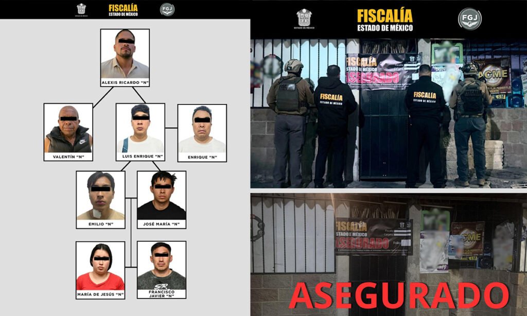 Caen miembros de “Los Julios” en operativos en Edoméx