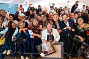 Congresistas del Edoméx acompañan a gobernadora y presidenta en programa del maíz