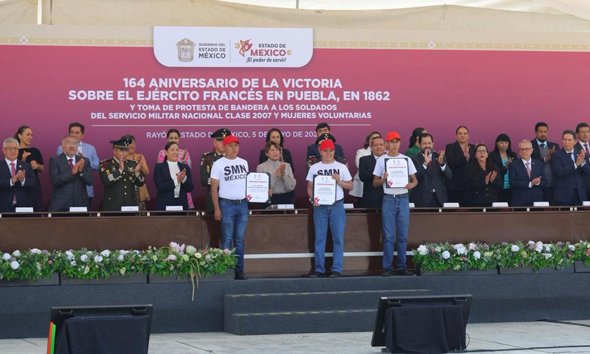 Congreso mexiquense participa en ceremonia por la Batalla de Puebla
