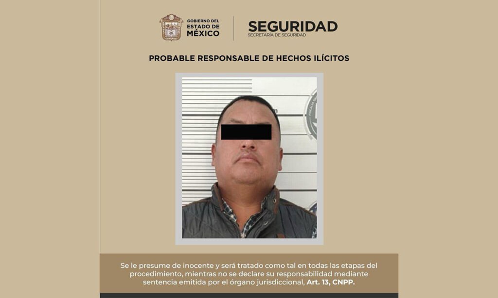Detienen en Toluca a extorsionador de comerciantes