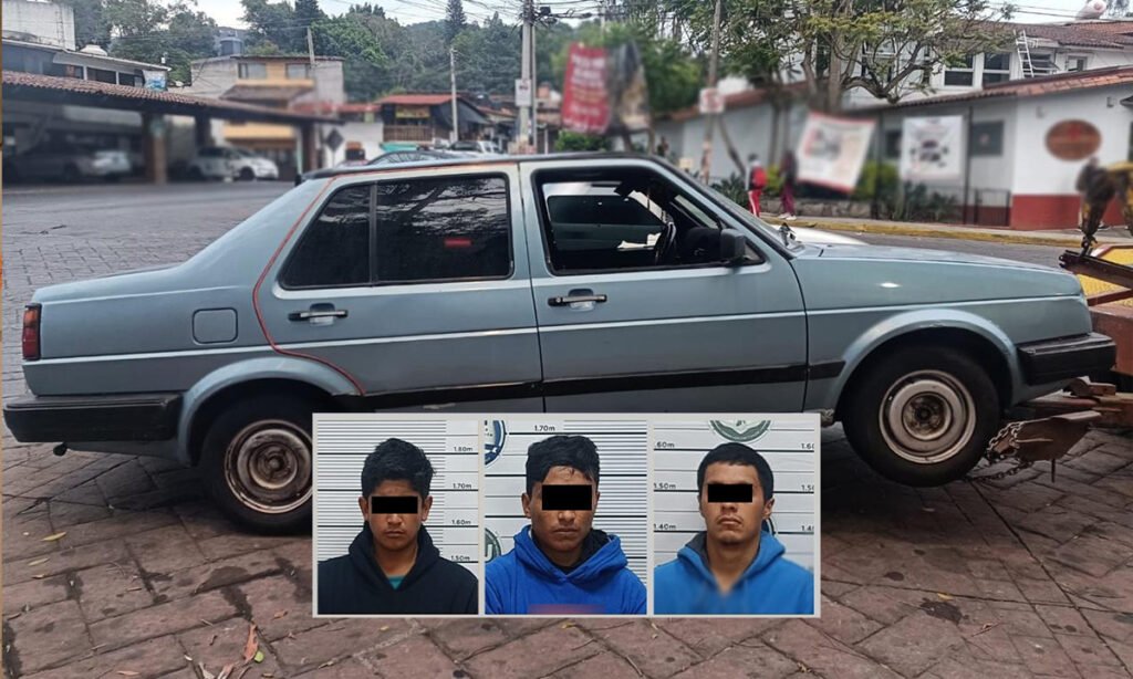 Detienen en Villa de Allende a tres hombres por robo de casetas