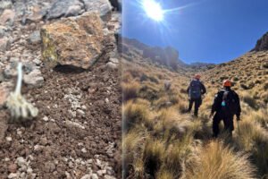 Hallazgo de hueso humano en el Iztaccíhuatl
