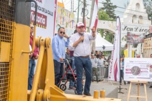 Inicia rehabilitación de calle Guadalupe Victoria en Jicaltepec Autopan