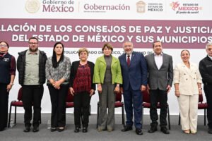 Instalan consejos de paz y justicia cívica en Edomex