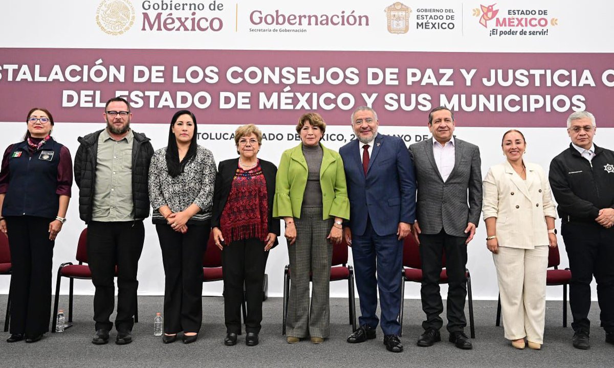 Instalan consejos de paz y justicia cívica en Edomex