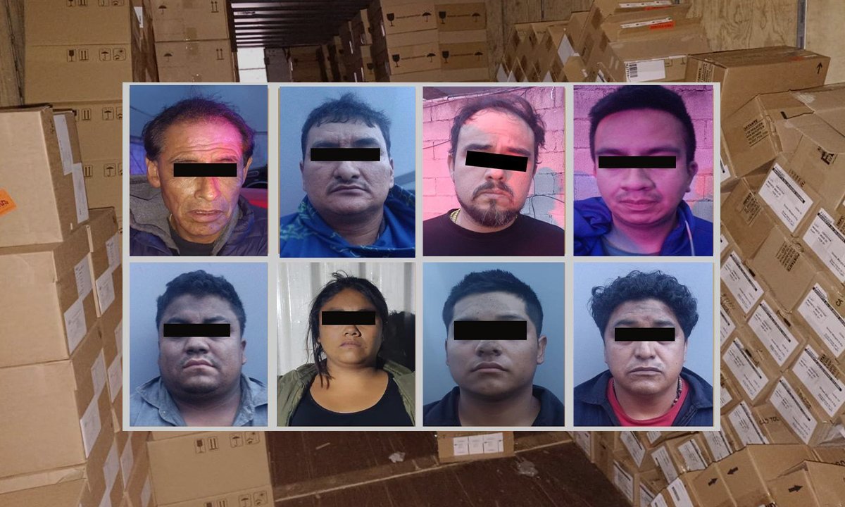 Nueve detenidos en Toluca tras operativo por robo de medicamentos