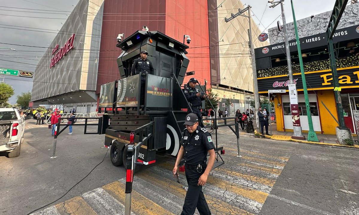 Operativo en Toluca para final de Concacaf Champions
