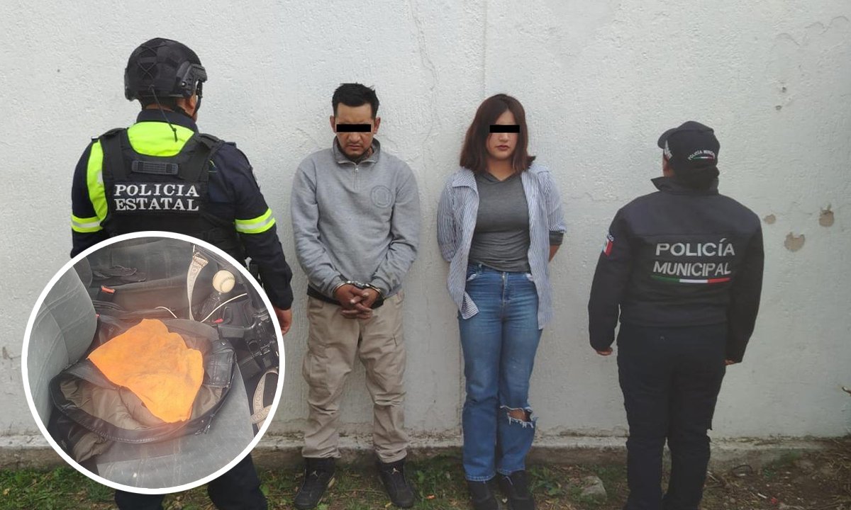 Pareja es arrestada con vehículos robados y arma en San José del Rincón