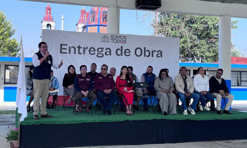 Preescolar Cuauhtémoc recibe pintura y mantenimiento en Lerma