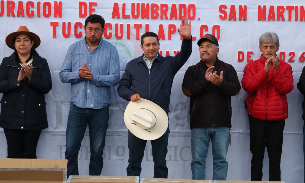 Rodolfo Noguez inaugura moderno sistema de alumbrado público