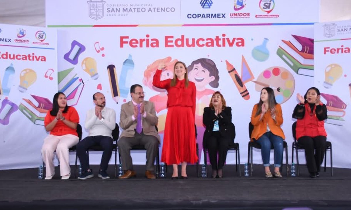 San Mateo Atenco inaugura la primera Feria Educativa COPARMEX