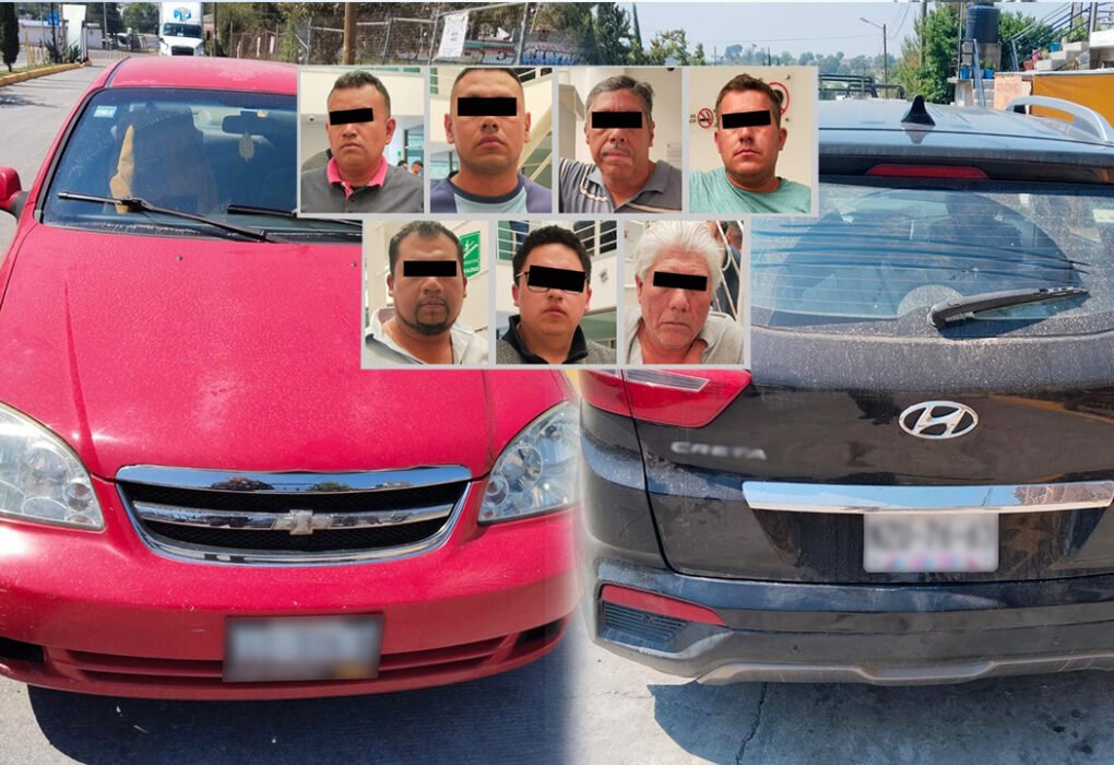 Siete detenidos en Tequixquiac por robo de aluminio