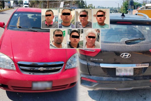 Siete detenidos en Tequixquiac por robo de aluminio