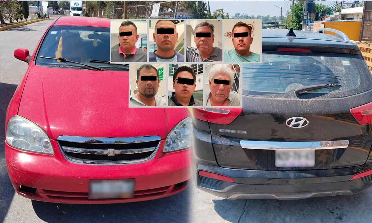 Siete detenidos en Tequixquiac por robo de aluminio