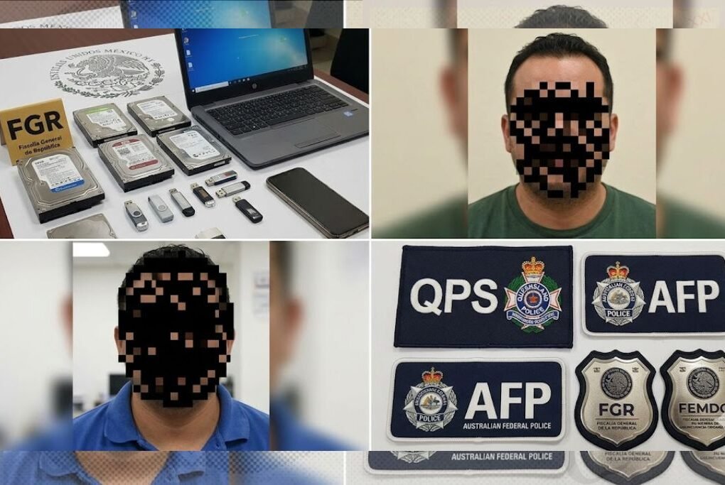 depredadores infantiles detenidos