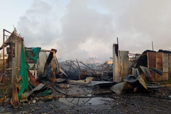 explosion de polvorin