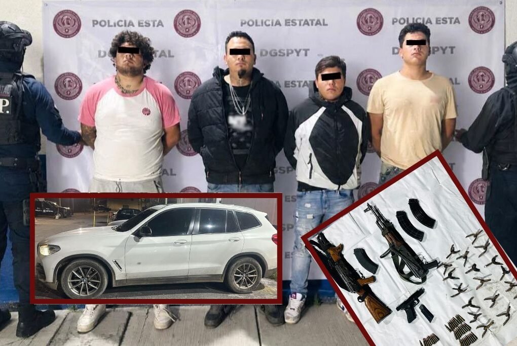 persecución y balacera