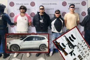 persecución y balacera