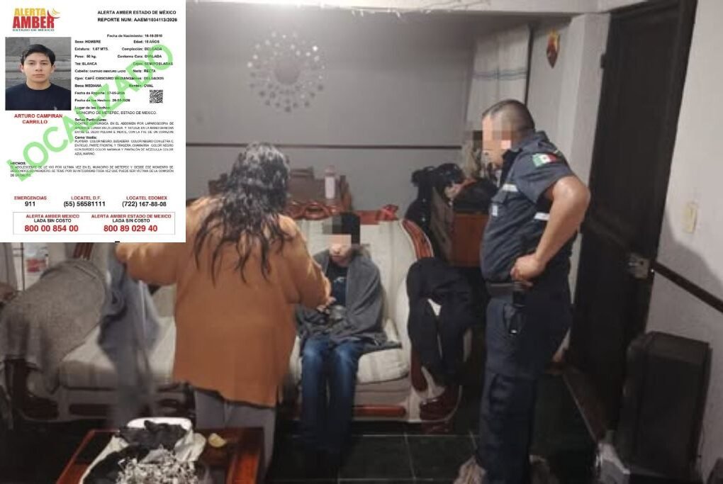localizado sano y salvo