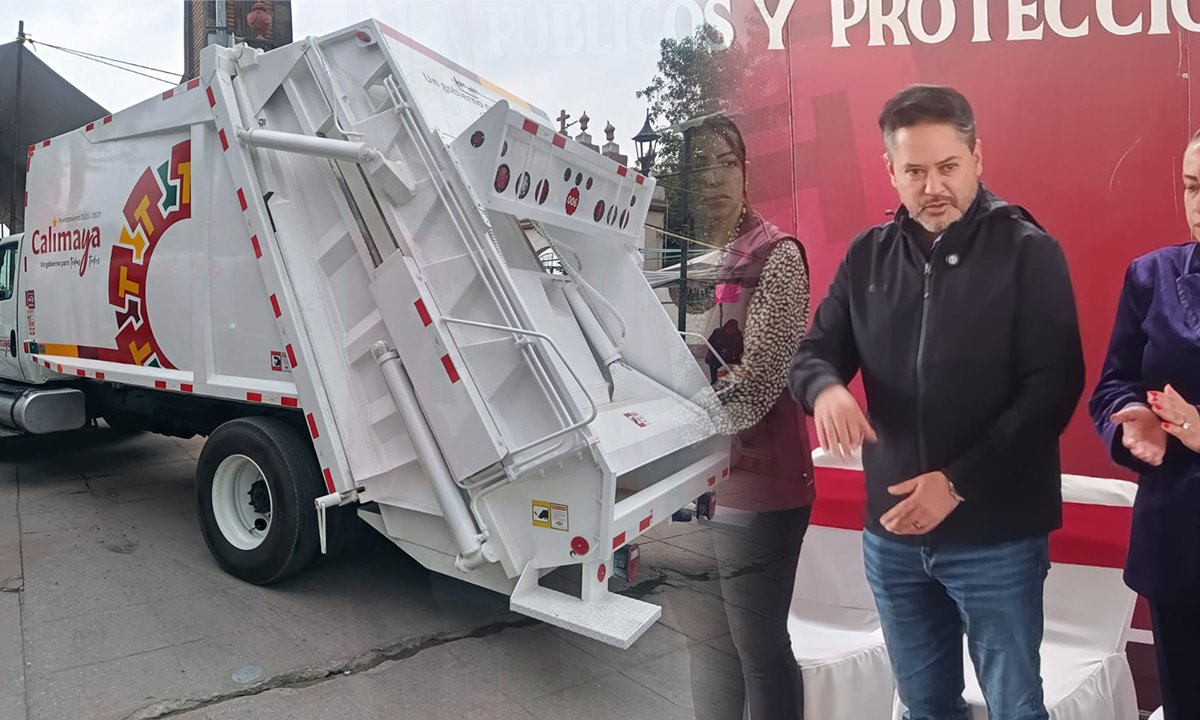 Ambulancias y camiones nuevos llegan a Calimaya